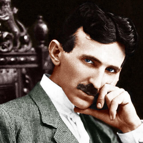 Nikola Tesla portrait