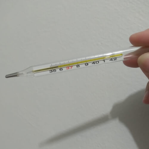 Mercury thermometer