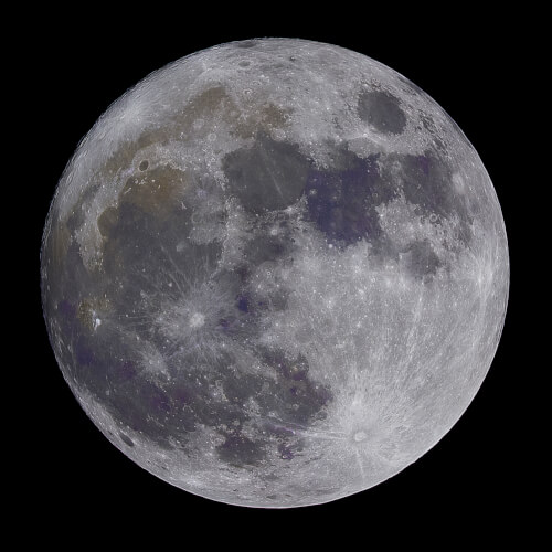 The Moon, satellite image