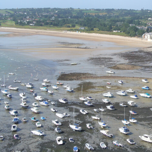 Gorey Harbour, Jersey low tide