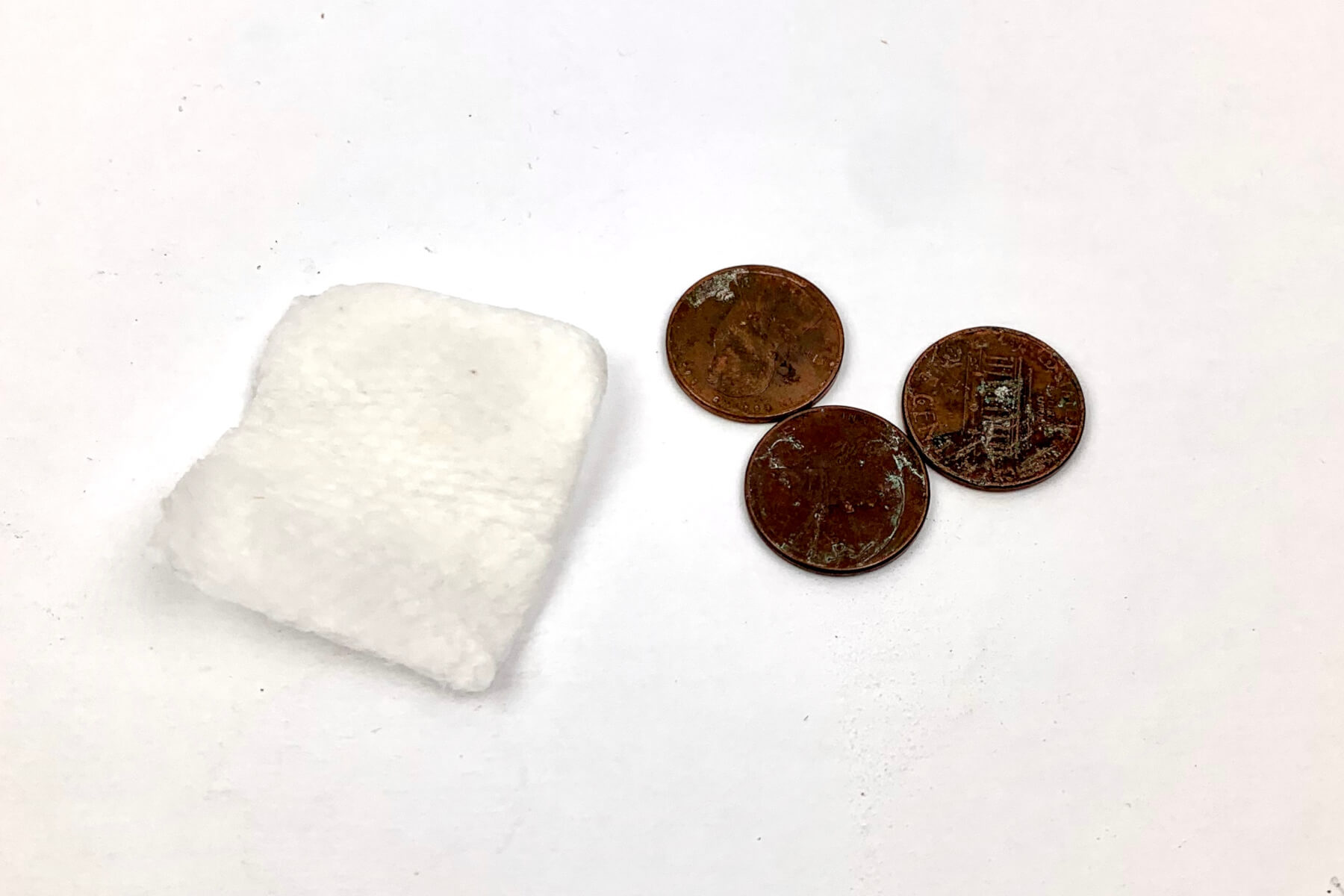 Polish Pennies with a Pencil Step 2
