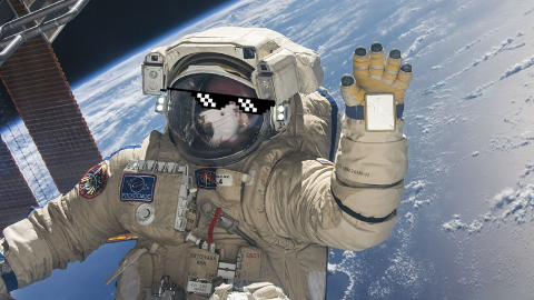 Why are astronauts always super happy while they're in space? With less gravity, there's nothing to drag them down!