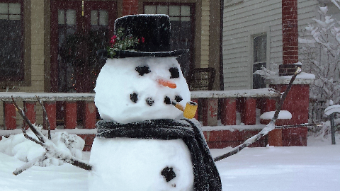 Why was the snowman searching through a bag of carrots? It was trying to pick its nose!
